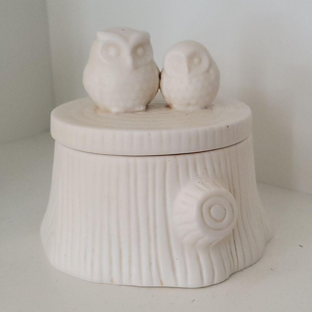 Party lite owl candle holder.